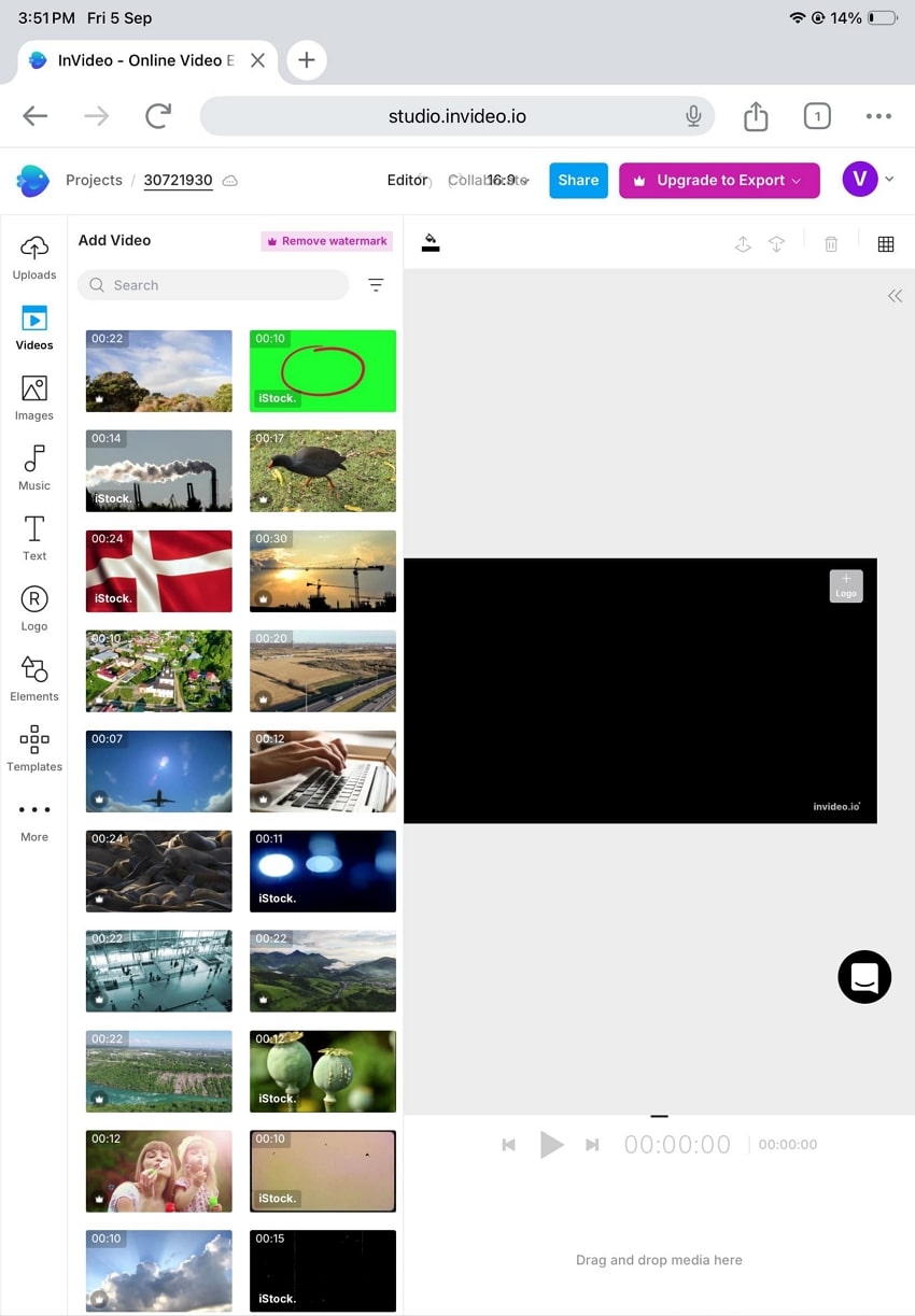 invideo video editor for ipad