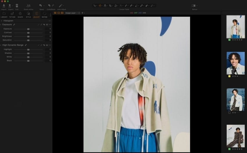 capture one image tool for beginners