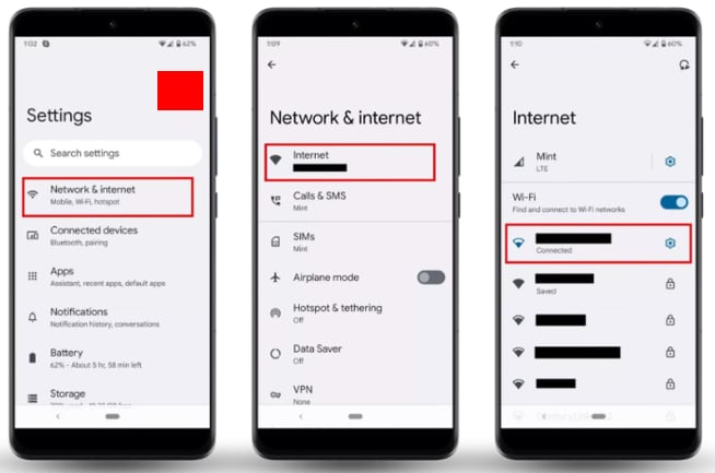 turn off and on your wifi