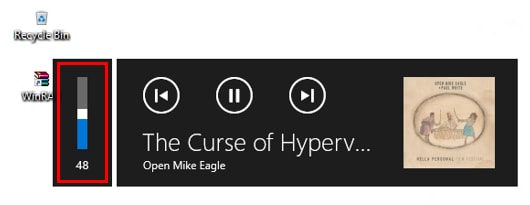 adjust spotify volume on desktop