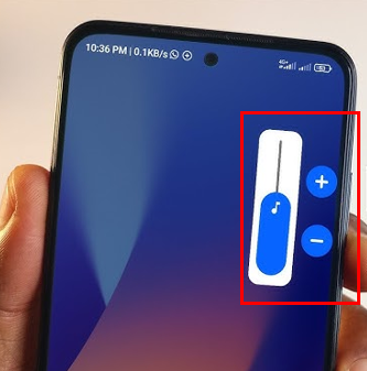 adjust android volume