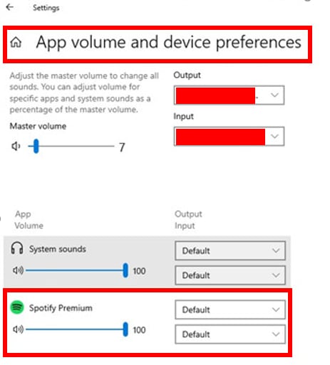 adjust spotify volume on app volume