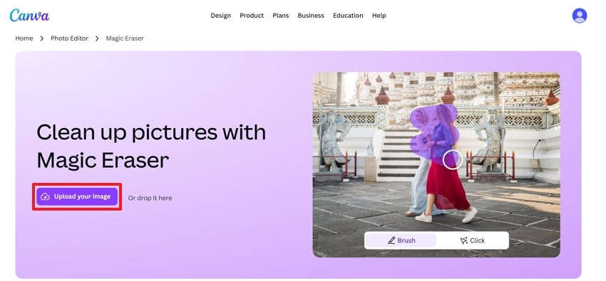 clear pictures through canva