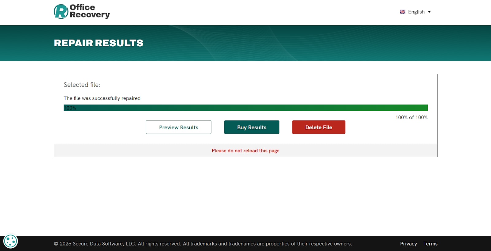 officerecovery preview result