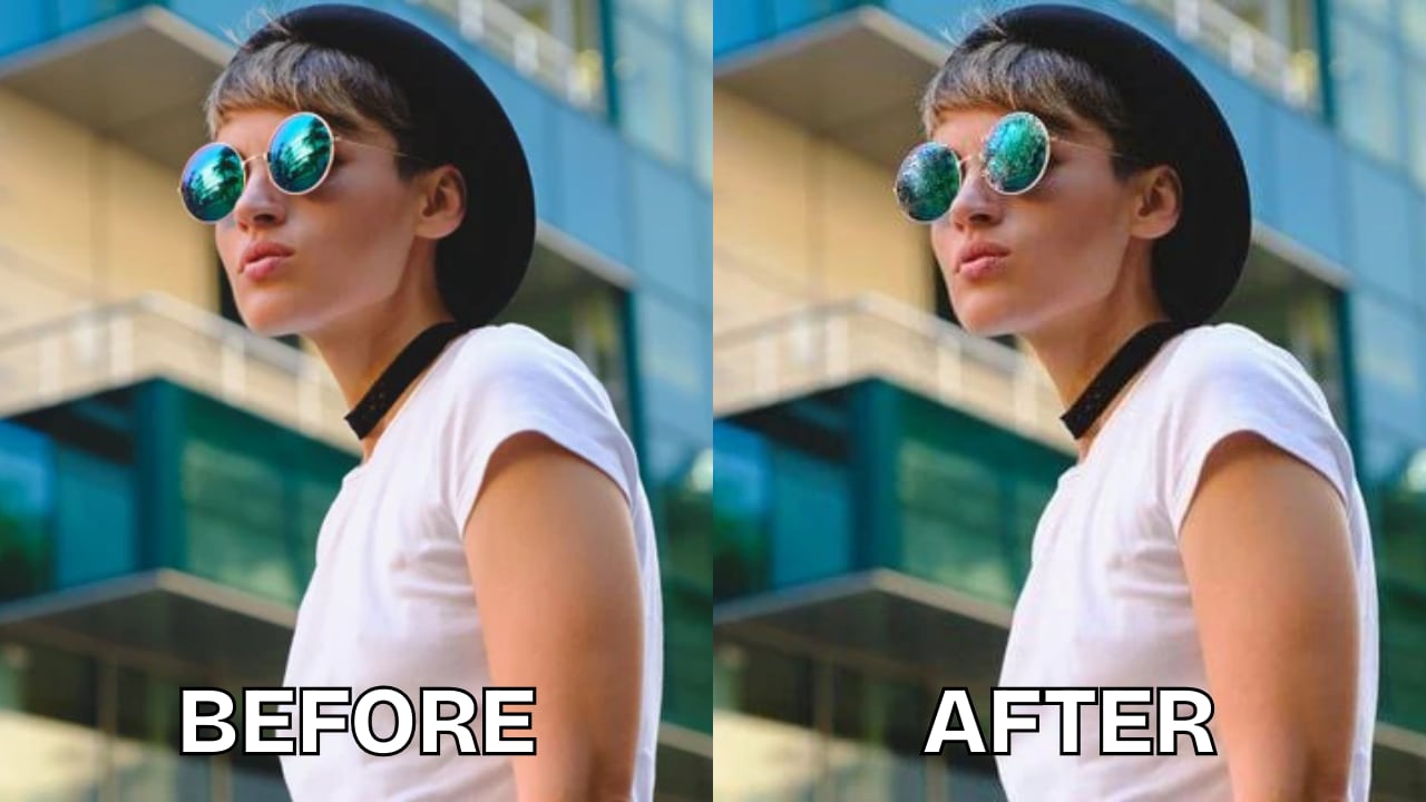 remove glare from photos with snapseed