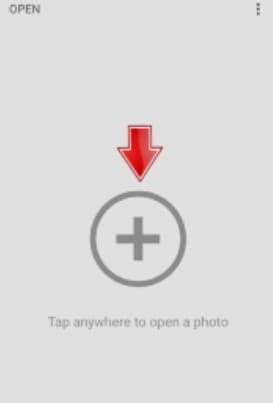 import glared photo in snapseed
