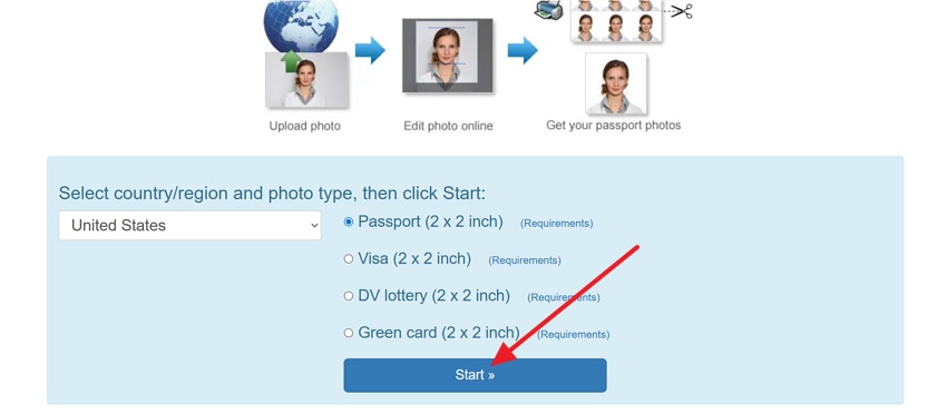 click start to add picture