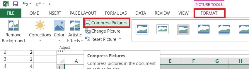 compress pictures
