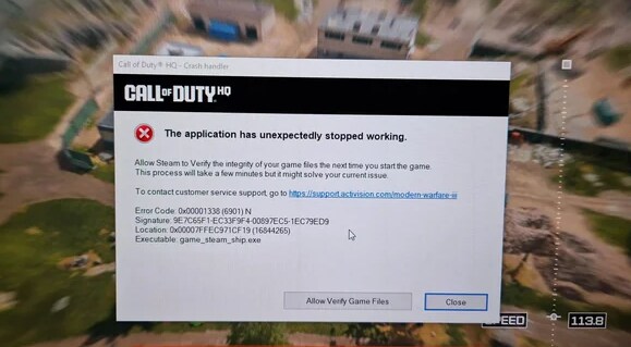 warzone keep crashing pc