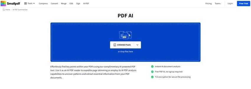 smallpdf screen for improving documents