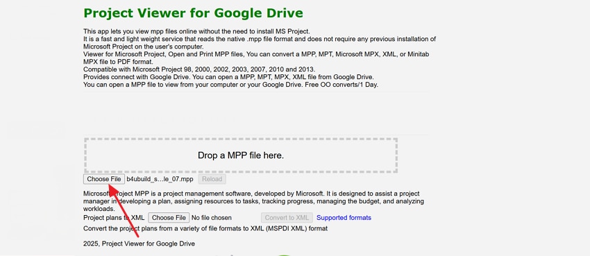 browse file on project viewer