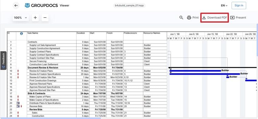 download file into pdf