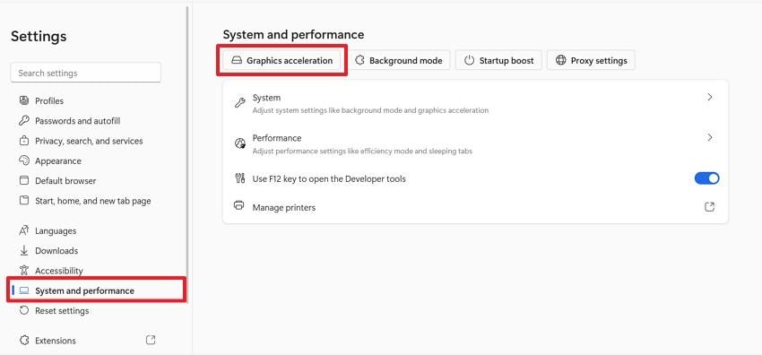 use graphics acceleration