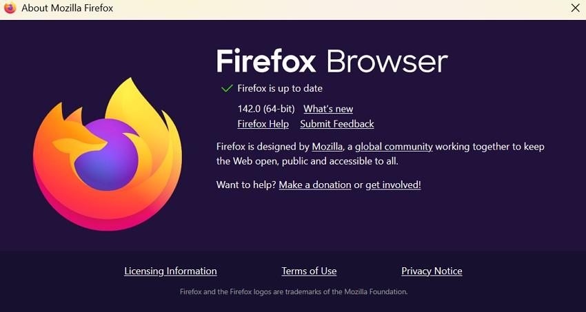update your firefox
