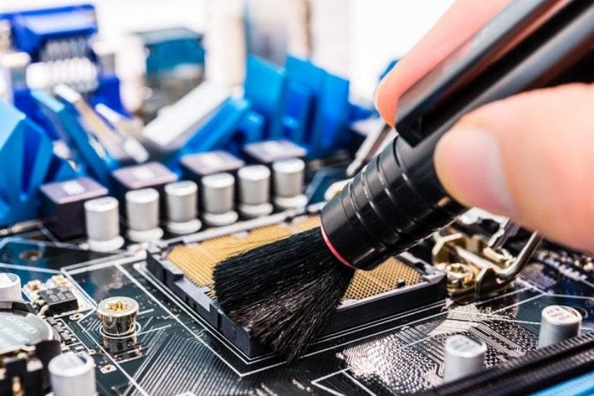 clean hardware or reset