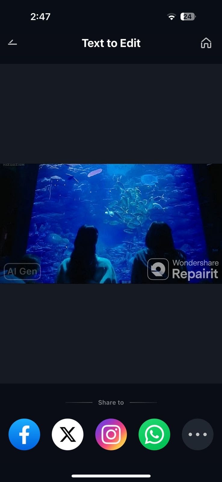 save and share on different platform