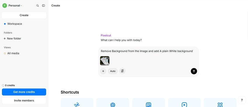 picture editor with text pixelcut