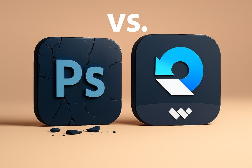 comparison between photoshop and repairit