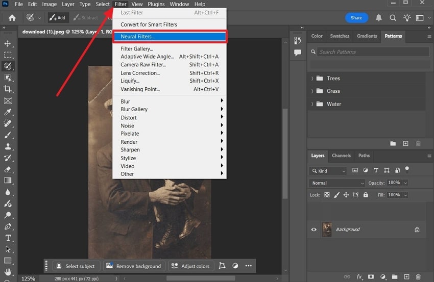 access neural filters