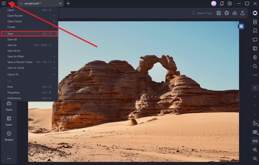 pdfelement save pdf file