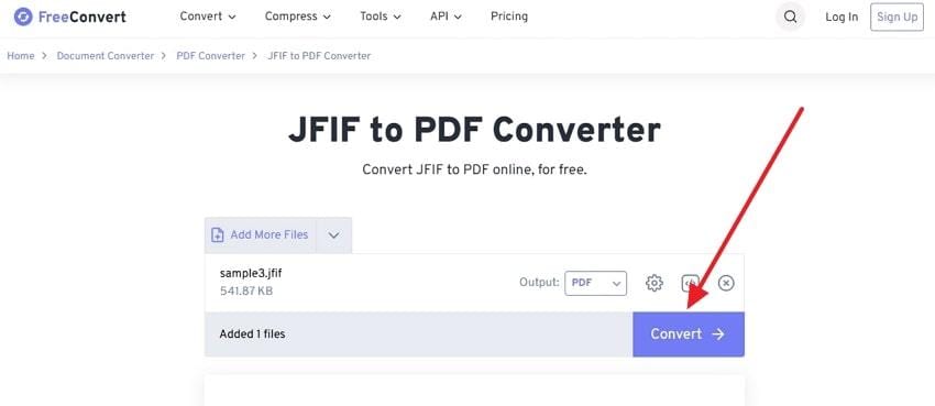 begin conversion process