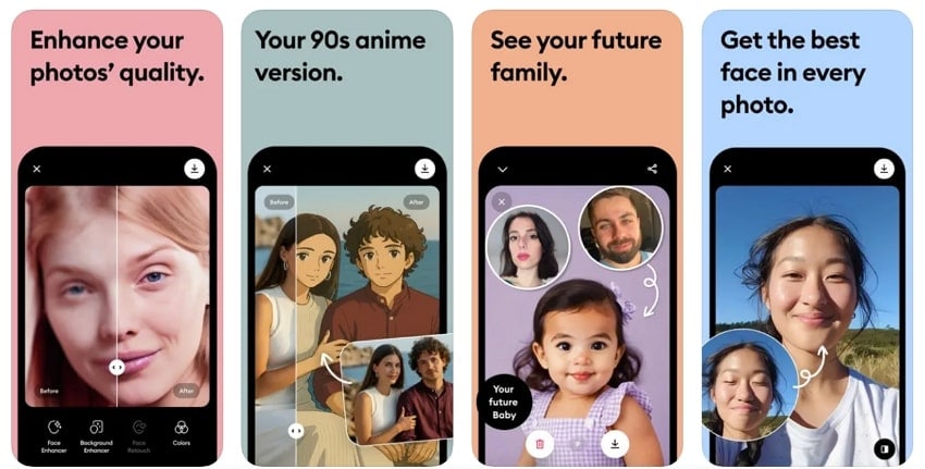 restore old images with remini
