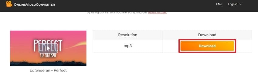 download extracted mp3
