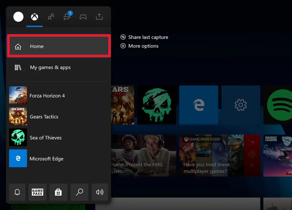 xbox button