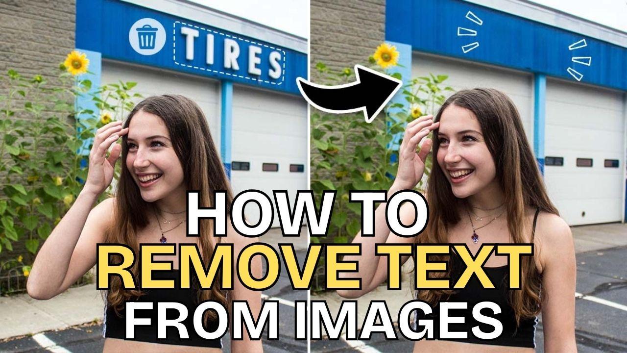 How to Remove Text from Images Online with AI in Simple Steps