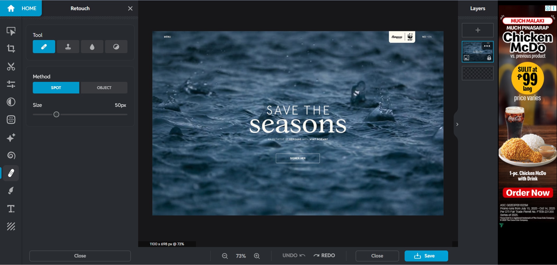 retouch tool