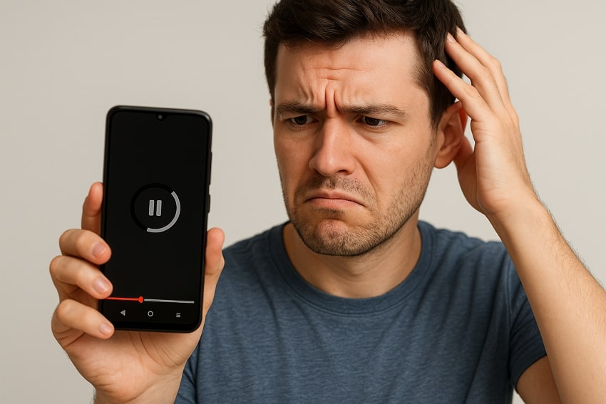 why videos won’t play on android