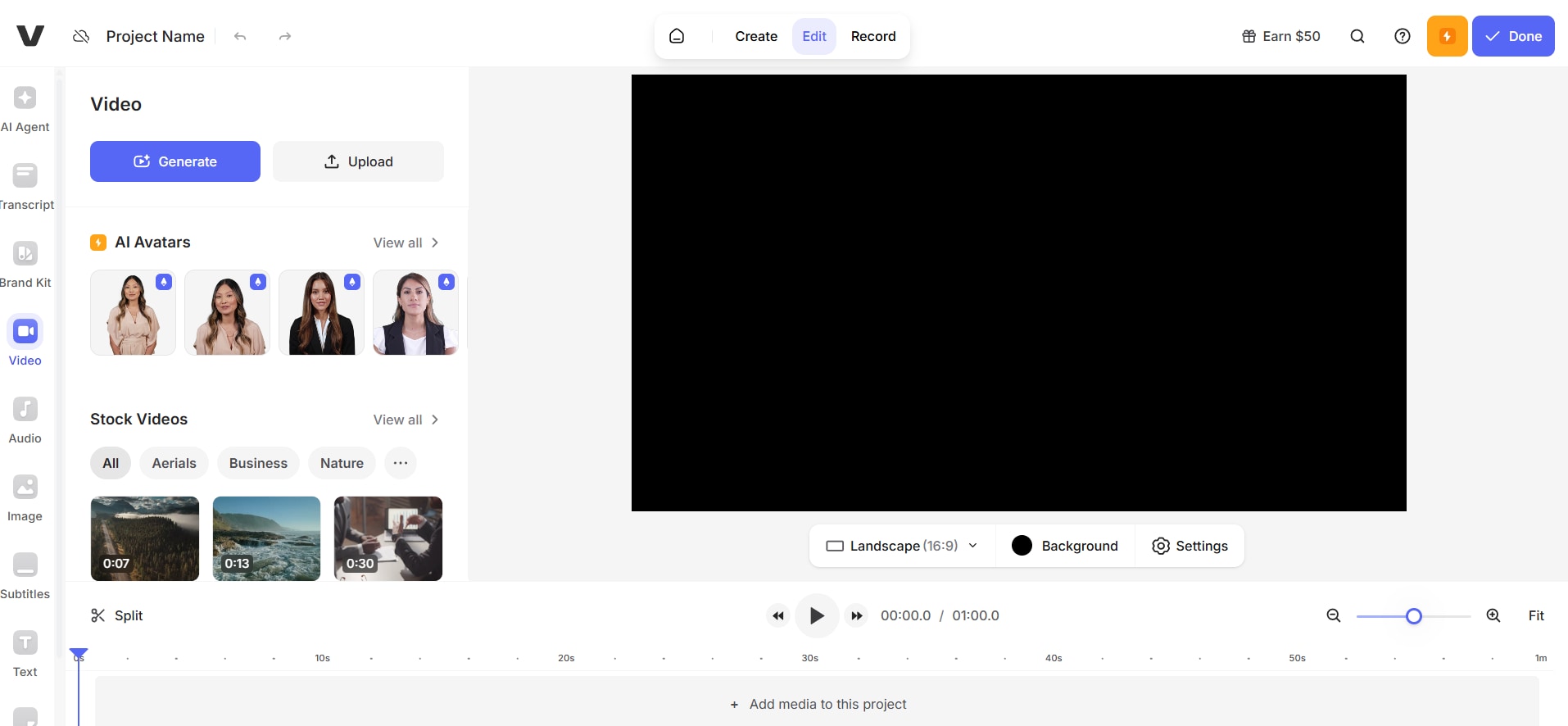 upload your video