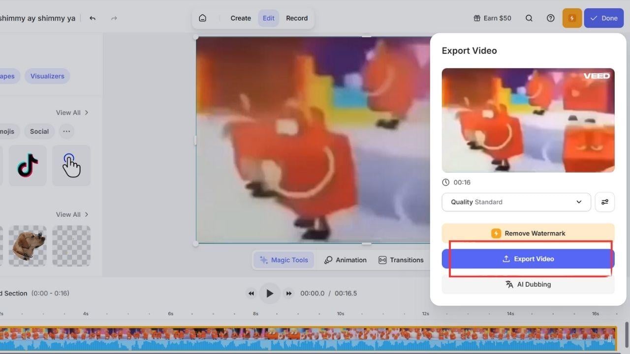 export video