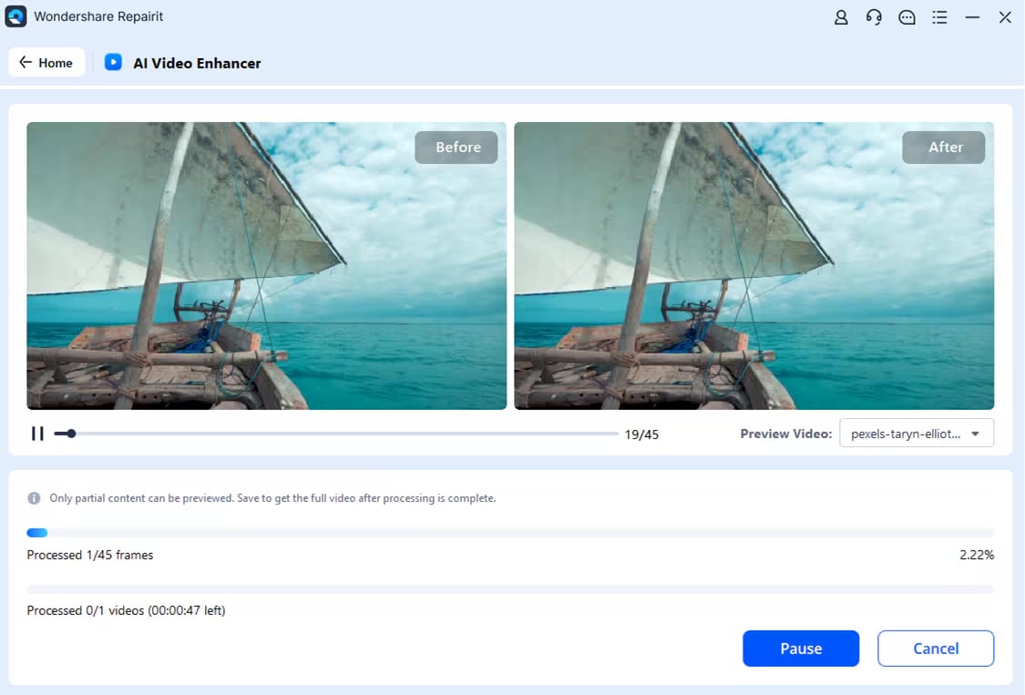 repairit video enhancer