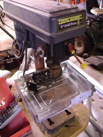 drill screw holes