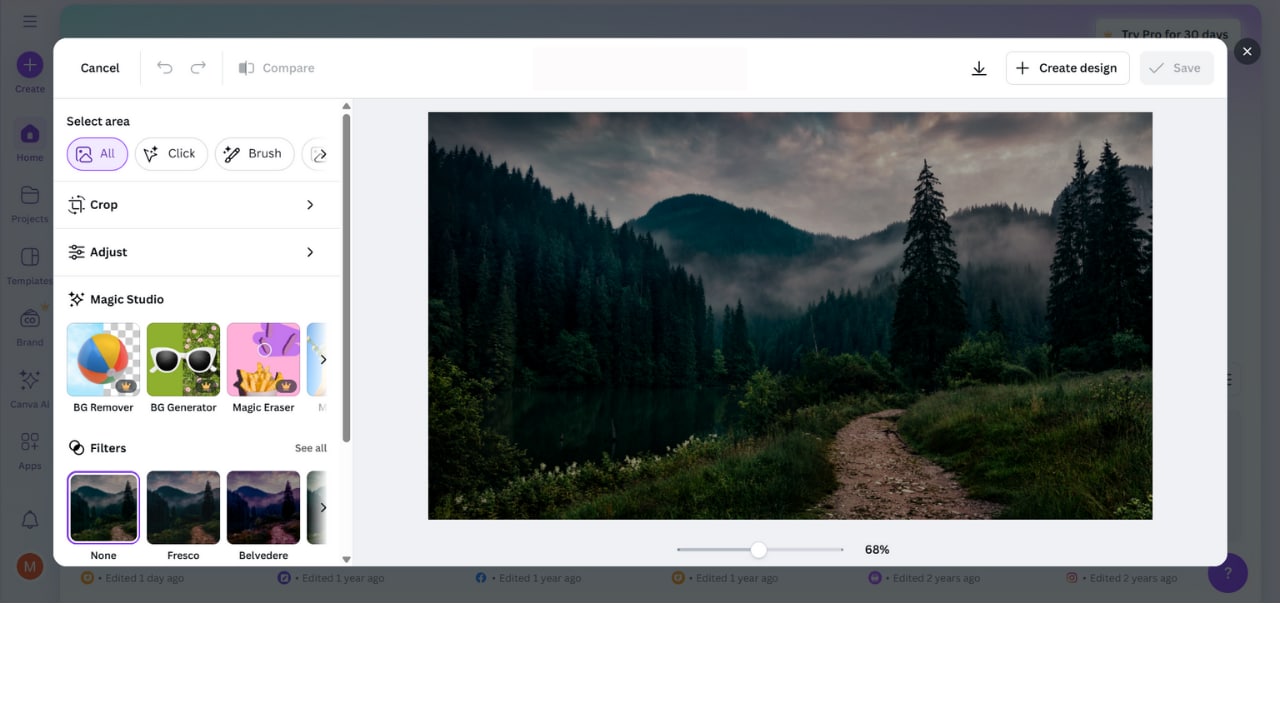 open canva