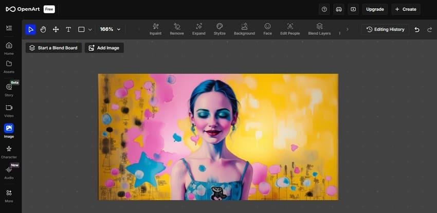 use openart for artistic image