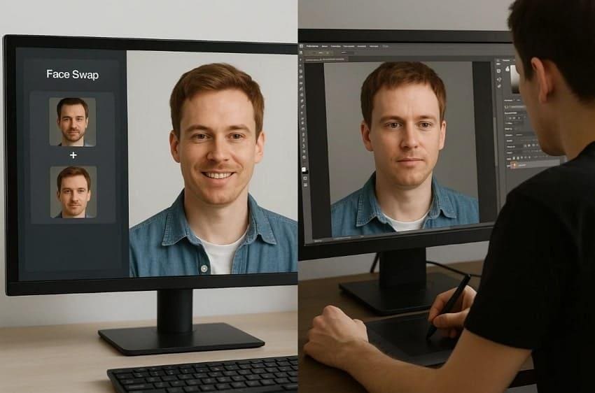 benefits of ai photo swap tools