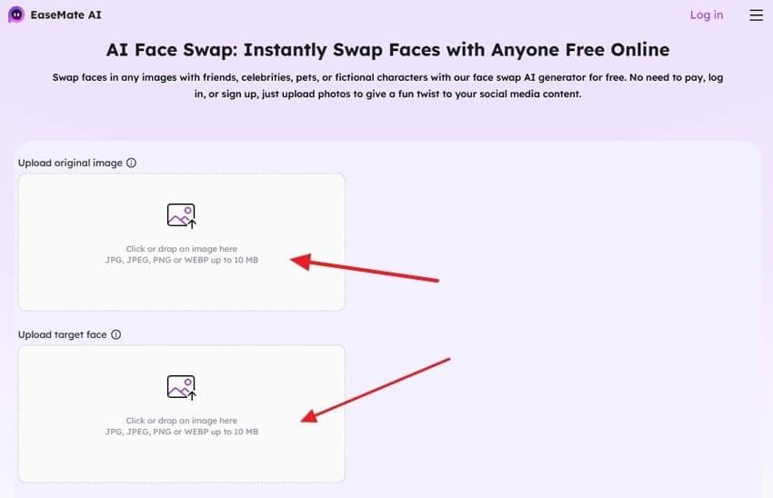 insert source and target images