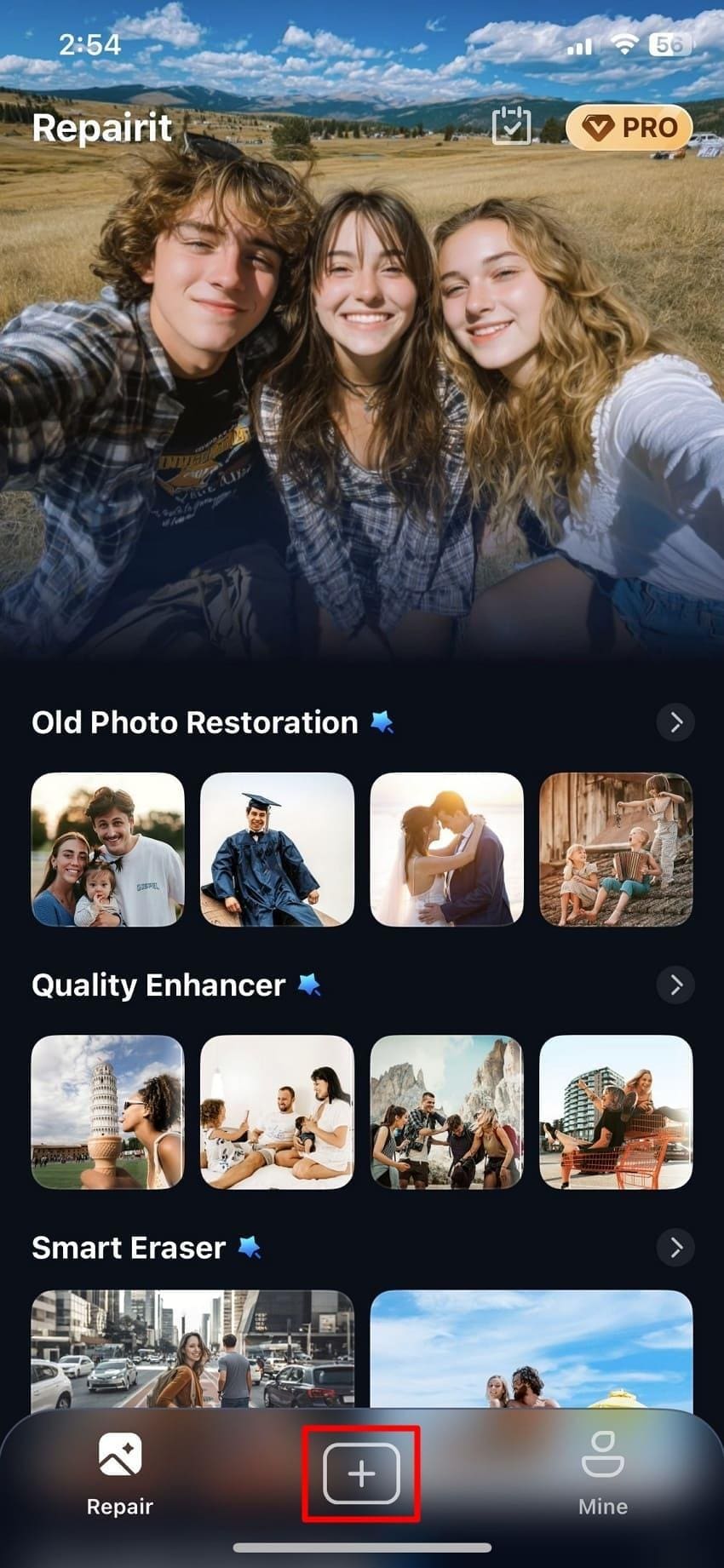 add image repairit app