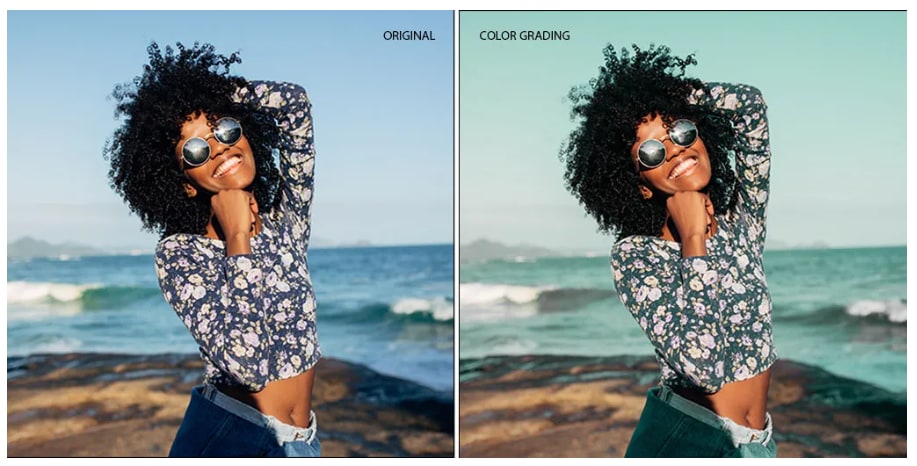 adobe lightroom color grading