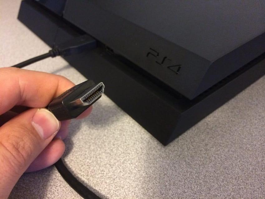 check hdmi ps4 cable