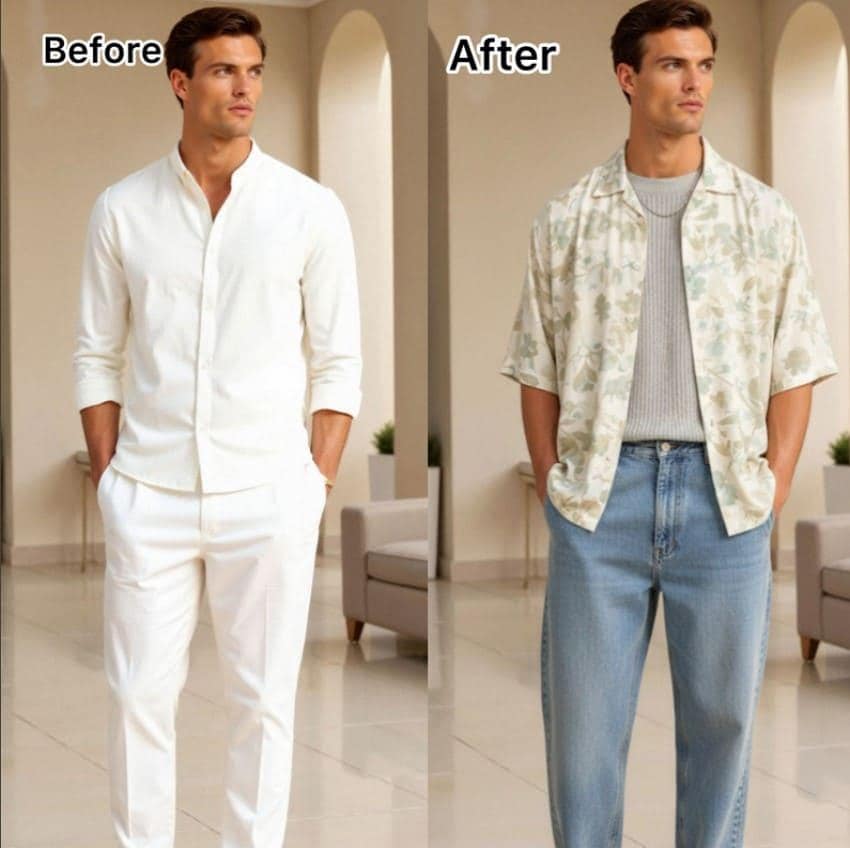 compare before and after of magicshot