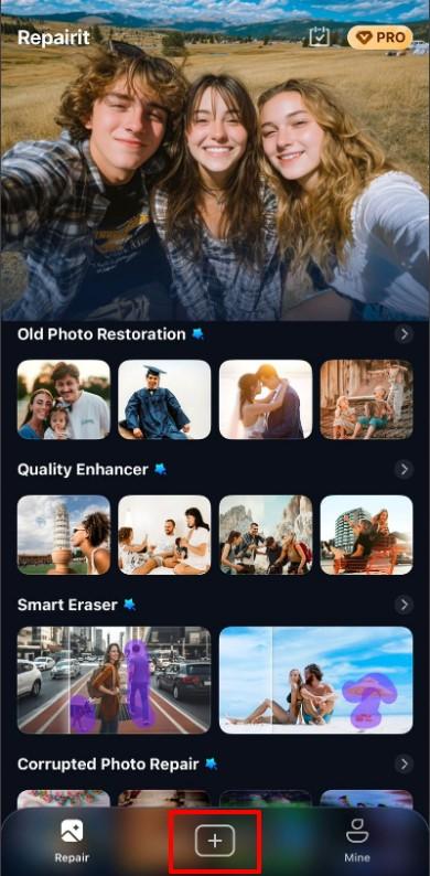 upload a photo to repairit app
