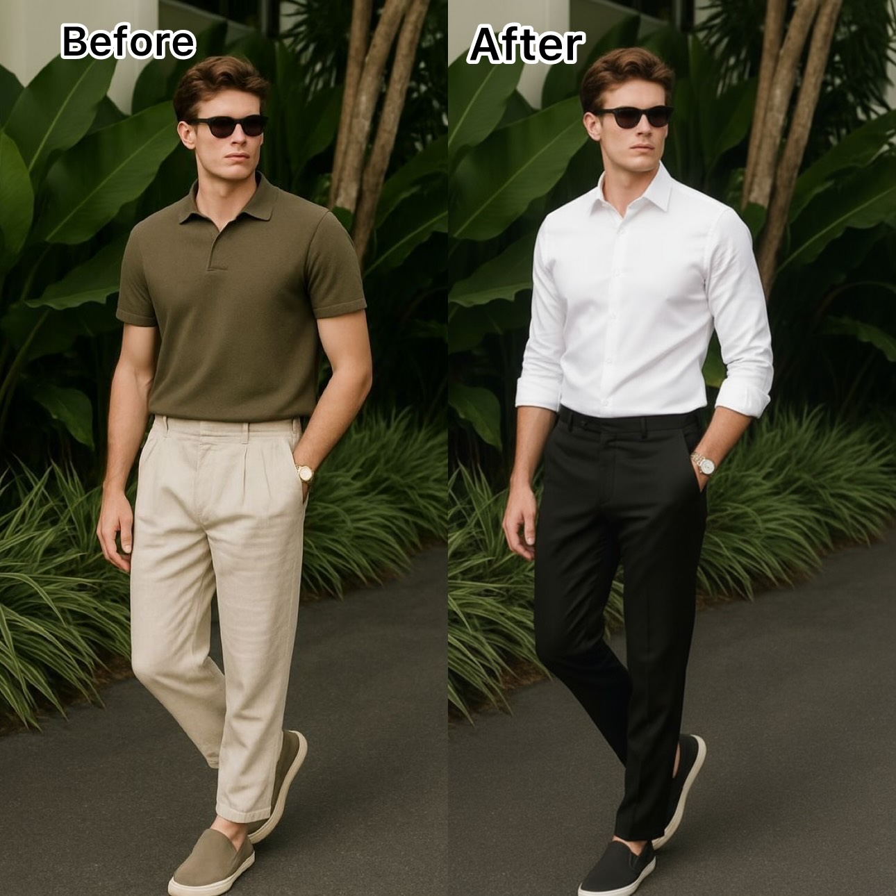 before and after in repairit app