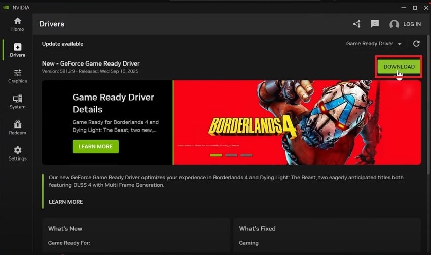 download graphic drivers computer