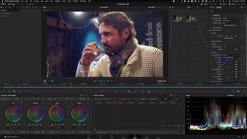 davinci resolve video editor