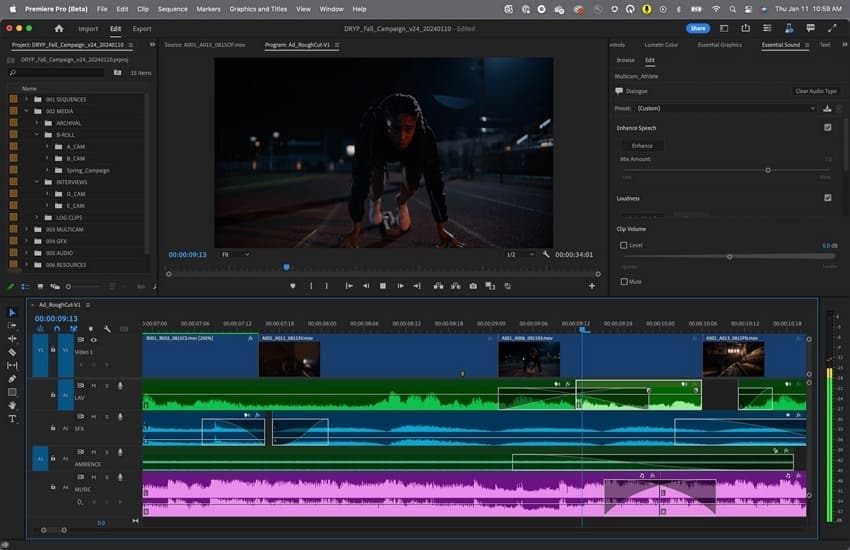 edit canon video using adobe premiere pro