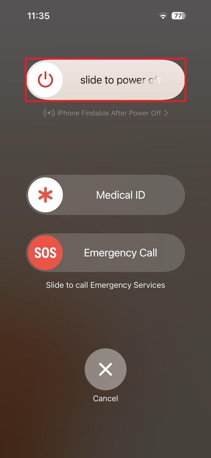 restart iphone device