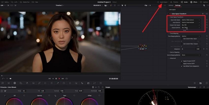pick options on node 2